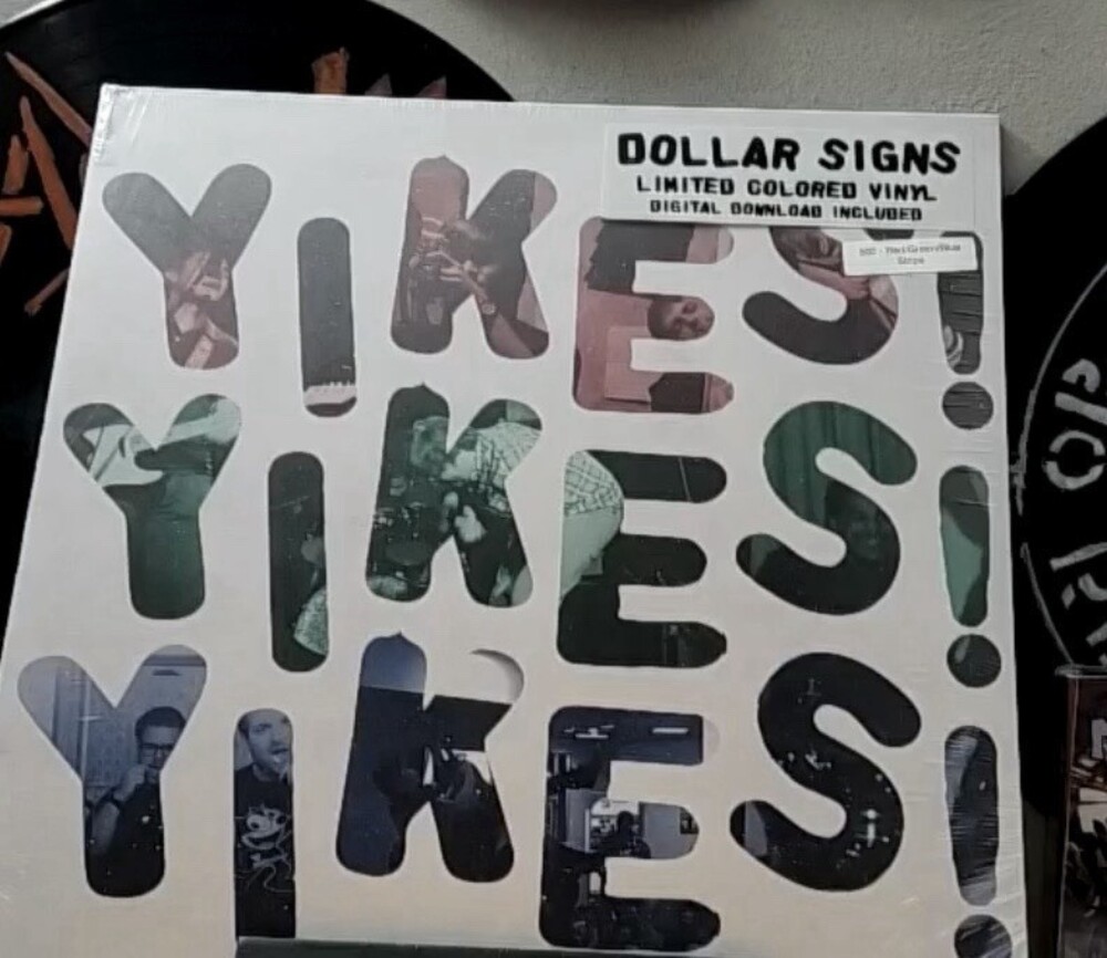 Dollar Signs - Yikes LP Red/Green/Blue Stripe Vinyl *Like Front Bottoms Sealed